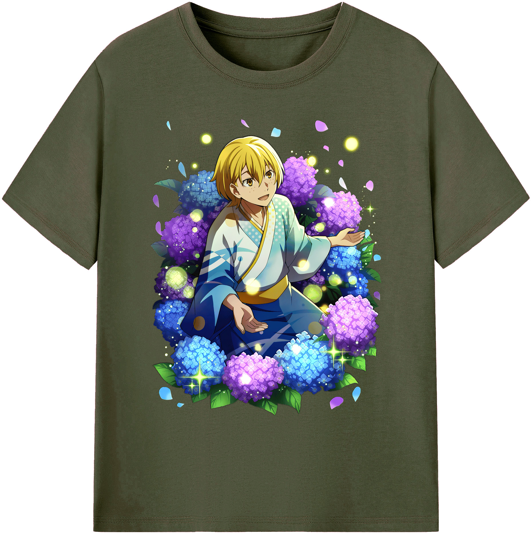 文豪ストレイドッグス Bungo Stray Dogs 綿100％ メンズ半袖Tシャツ｜肌触りやわらか＆通気性